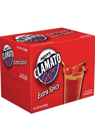 Mott’s Clamato Caesar Extra Spicy