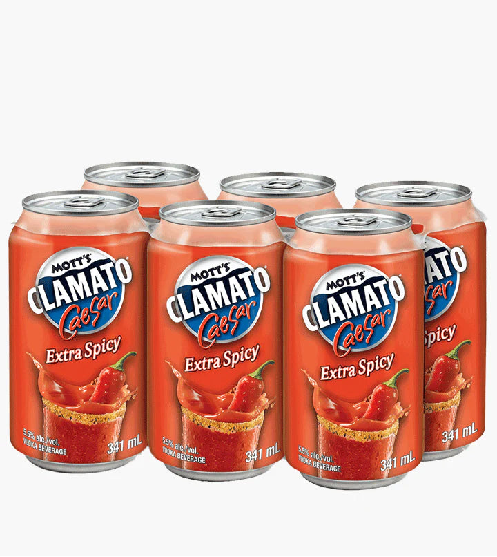 Mott’s Clamato Caesar Extra Spicy