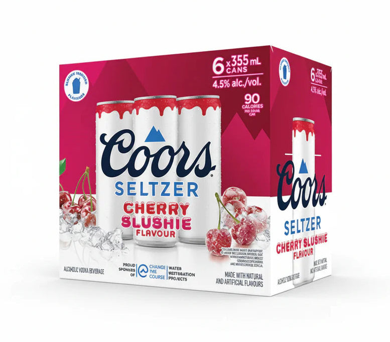 Coors Seltzer Cherry Slushie
