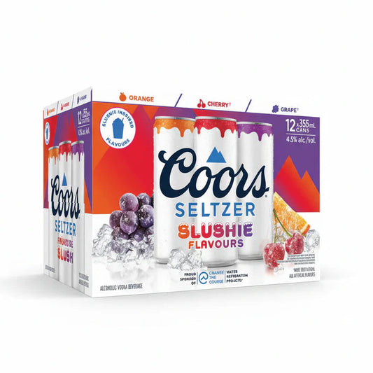 Coors Seltzer Slushie Flavours