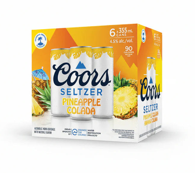 Coors Seltzer Pineapple Colada