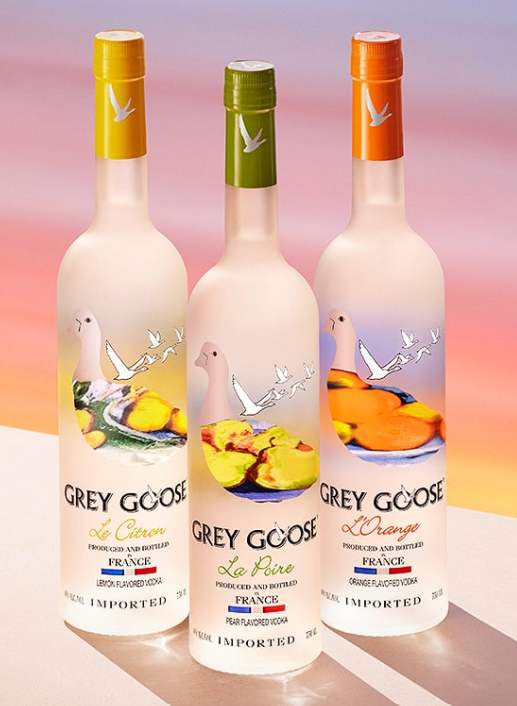 Grey Goose Flavoured Vodka 750 ml