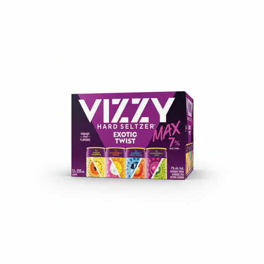Vizzy Hard Seltzer Exotic Twist Pack
