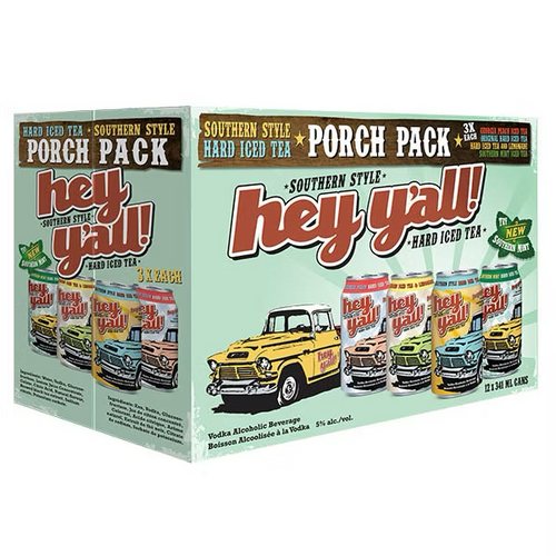 Hey Y'All Hard Iced Tea Porch Pack Mixer