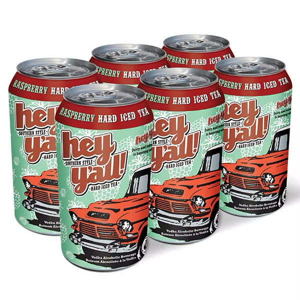 Hey Y'All Raspberry Hard Iced Tea